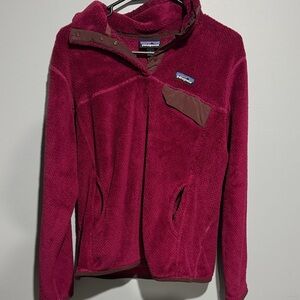 Patagonia Womens Fleece Jacket in Berry Plum